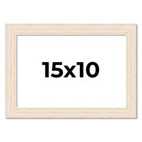 15x10 Frame White Real Wood Picture Frame Width 1.5 inches | Interior Frame Depth 0.5 inches | Barn