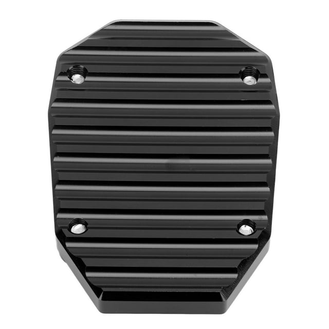 Kickstand Extender Plate, Anti Slip Side Stand Pad Extension Practical Rustproof For Motorcycle Black
