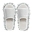 thumbnail image 1 of 1 Pair Multifunction Mop Slippers Shoes Fiber Dust Mop Shoes for Home Cleaning, 1 of 2