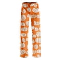 thumbnail image 4 of QWKLEAJ Halloween Pajama Pants Women Adult Loose Lounge Sleepwear Pumpkin Ghost Print Elastic Waist Comfortable Holiday Party Nightwear Cozy Long Trousers Festive Autumn Winter Home Wear, 4 of 9