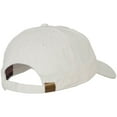 thumbnail image 4 of Rhode Island with Map Outline Embroidered Washed Cotton Cap - White OSFM, 4 of 5