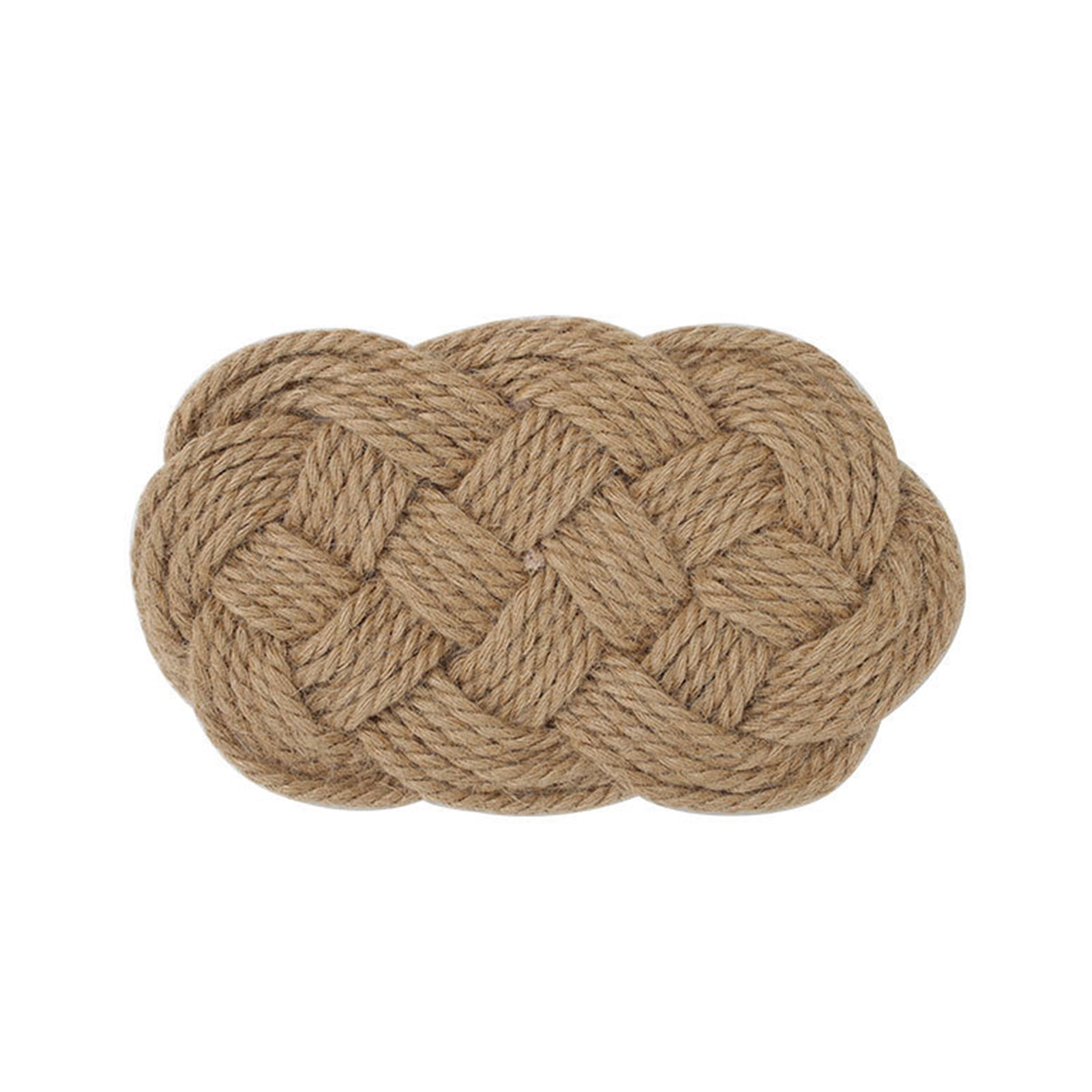 Nordic Jute Natural Hand Woven Cotton Rope Placemat Coaster 