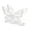 white, variant on CoudarTitie Butterfly Napkin Holder Metal Freestanding Tissue Dispenser Stable Base Tabletop black