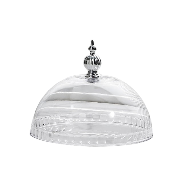 Food Storage Container Transparent Cake Dome Cover Cover Robust Round Cake Stand Topper Cake Topper Cake Stand Plastic Stand Kitchen Storage Box,Airtight Container,Plastic Food Container,Glass S