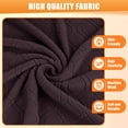 thumbnail image 3 of KINCAM 2-Seater Loveseat Slipcover, Stretch Couch Cover with 2 Pillow Cover, Machine Washable Furniture Protector, Dark Coffee, 3 of 7