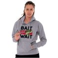 thumbnail image 3 of Fishing Largemouth Bass Bait Wait Unisex Plus Size Hoodie Brisco Brands 5X, 3 of 6