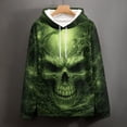 thumbnail image 5 of LAOLIUSN Hoodies Men Skull 3D Graphic Print Sweatshirts Pullover Tops with Pocket, S-4XL, 5 of 7