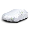 thumbnail image 1 of Funda de coche, plateada, resistente a la intemperie, Oxford 150D, sedanes de hasta 431,8cm (170in), 1 of 6