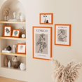 thumbnail image 5 of decorUhome 8x10 Solid Wood Picture Frame, Display 5x7 Pictures with Mat or 8x10 without Mat, Photo Frame for Home Decor, Orange, 5 of 9