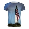 thumbnail image 4 of JLFKNG Mens Summer T-Shirts Casual Independence Day Style Printed Tees Patriotic Soft Comfortable Cotton T Shirt Round Neck Short Sleeve Lounge Summer Tops, 4 of 4