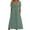 Army Green, variant on Summer Eyelet Midi Dresses for Women 2024 Short Sleeve V Neck Tie Waist Dresses Pleat Loose Comfy A-Line Dresses with Pockets