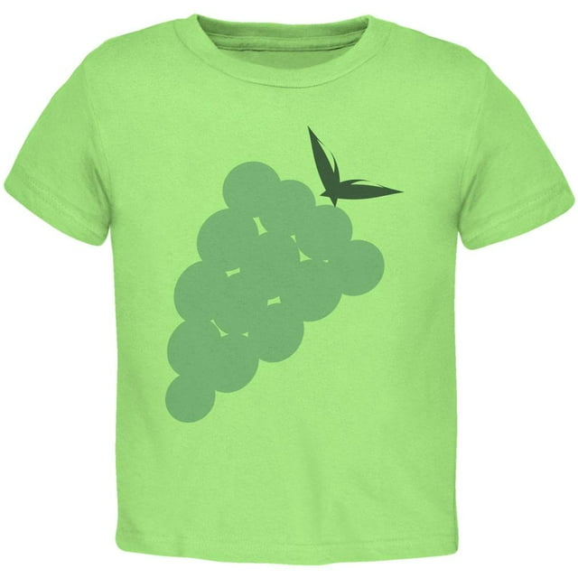 T-shirt pour Tout-Petit Costume de Raisin Vert d'Halloween