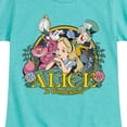 thumbnail image 3 of Alice in Wonderland - Alice Icons - Youth Girls Fitted Short Sleeve T-Shirt, 3 of 5