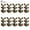 bronze-colored, variant on Solid Brass Skirting Board Corner Protectors - Enhanced Protection & Decorative Furniture Accents (10 Pcs)