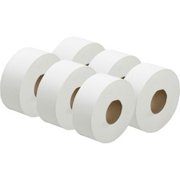 SKILCRAFT, NSN3786218, Jumbo Roll Toilet Tissue, 6 / Carton, White