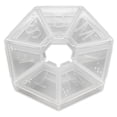 thumbnail image 3 of MEDca Weekly Pill Organizer Clear 7-Sided Pill Reminder, Round Shaped, 3 of 5
