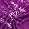 thumbnail image 5 of Sister Blanket for Sister | Thoughtful Birthday Gift for Sister | Cozy, Sentimental Sister Blanket – Celebrate Your Bond with Meaningful Sister Gift from Sister (Sherpa , Purple) Purple, 5 of 7