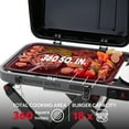 thumbnail image 5 of Feasto Roamer Heavy-Duty Foldable Propane Gas Grill, 13000 BTU, 360 sq in Cast Iron Grates, 8-inch Rubber Wheels, Black, 5 of 11