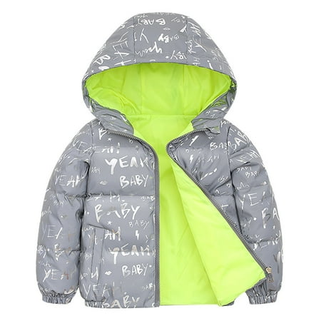 

Winter Savings Clearance! Stamzod Kids Grils Boy Winter Down Cotton Jacket Outdoor Waterproof Hooded Coat Overcoat Outwear 4-12Years Kids Teenage Cotton Children Outerwear With Zipper
