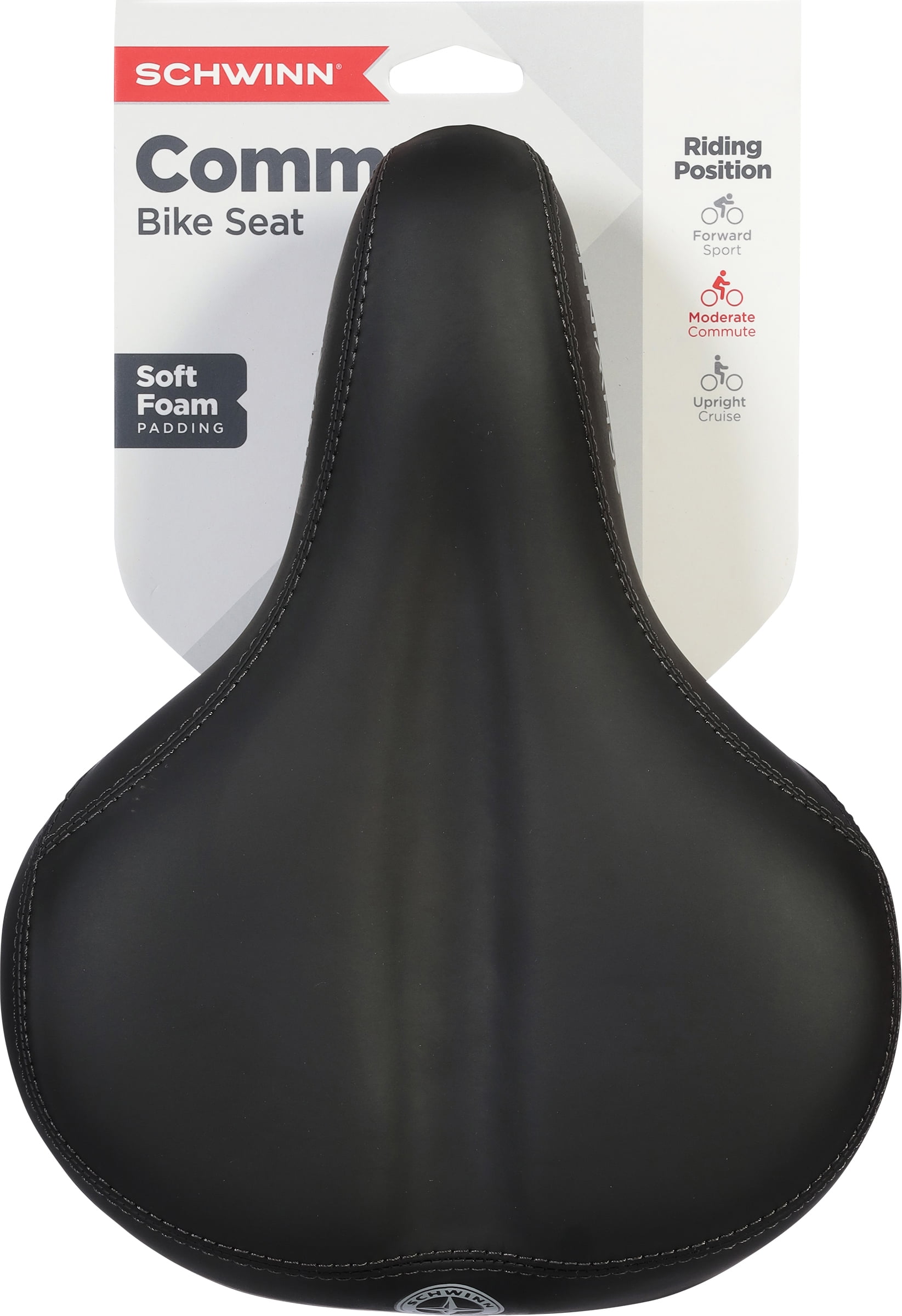 Cruiser Bike Schwinn Extra Large Bicycle Seats Schwinn Brandclub Schwinn  Cruise Coast Foam Saddle Bike Seat, image size:1645x2400