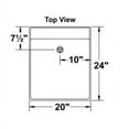 thumbnail image 3 of Mustee And Sons 18F 20" DURASTONE� UTILATUB� Laundry Tub - Floor, 3 of 3