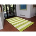 thumbnail image 3 of Sorrento Rugby Stripe Lime Rug-Color:Green,Size:66"Lx42"Wx0.25"H, 3 of 3
