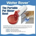 thumbnail image 5 of Water Rover - Smaller Portable Pet Water Dispenser for Dogs - 3.5-inch Bowl and 8 oz Bottle - Blue, 5 of 5