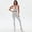 White, variant on SKQIT Women Workout Sets 2 Piece Seamless Scrunch Butt Lifting Leggings Padded Sports Bra Matching Set Gym Yoga Outfits