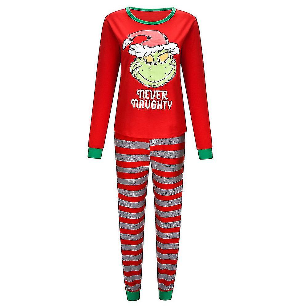 Pyjama Deux Pièces Grinch - Polaire Chaud, Manches Longues, Pour Enfant, Idéal Noël Et Hiver - 2