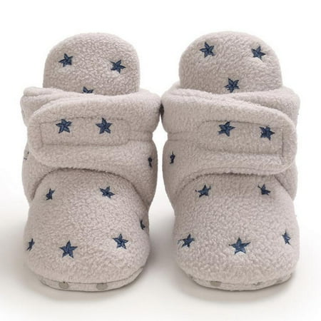 

SDJMa Newborn Infant Baby Star Print Sneaker Anti-slip Soft Sole Toddler Shoes