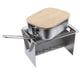 thumbnail image 2 of Camping Acero Inoxidable Mochilero Mini Plegable Madera Labymos  horno al aire libre, 2 of 7