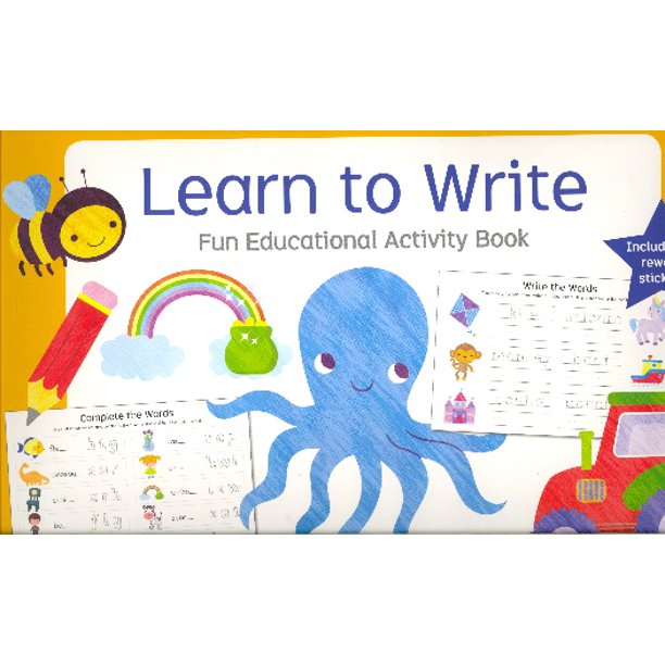 Learn to Write Fun Educational Activity Book (Little Genius) Walmart