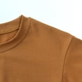 thumbnail image 6 of WOLLED 2PCS Kids Boys Tees Set for Toddler Baby Summer Crew Neck Pullover T-Shirt Outfit Baby Solid Colours Tops and Elastic Shorts Tees Set Cosy Casual Versatile T Outfit for 1-8Y, 6 of 10