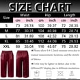 thumbnail image 3 of felwors Women's Satin Capri Pants High Rise Cropped Lounge Trousers with Pockets Sheen（Wine， XXL）, 3 of 5