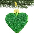 thumbnail image 3 of Cody Foster Sugar Heart Cookie - 1 Christmas Ornament 1.75 Inch, Glass - Christmas Valentine Sweets Go6417nf Green, 3 of 3