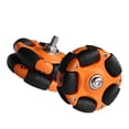 thumbnail image 3 of Lipstore Roues Pliantes Faciles de 58 mm Roues Omnidirectionnelles pour les Passionnés de Vélo Orange, 3 of 8