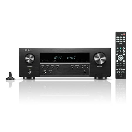 Denon AVR-S570BT 5.2 Channel AV Receiver - 8K HD Audio & Video Receiver, Enhanced Gaming Experience, Wireless Streaming via Built-in Bluetooth, (4) 8K HDMI Inputs (Refurbished)