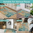 thumbnail image 5 of Moynesa 2'x3' Modern Abstract Area Rug,Rosy Washable Small Front Door Rug for Entryway Mat Contemporary Faux Wool Non-Slip Soft Floor Indoor Carpet for Living Room Kitchen Bathroom RV, 5 of 7