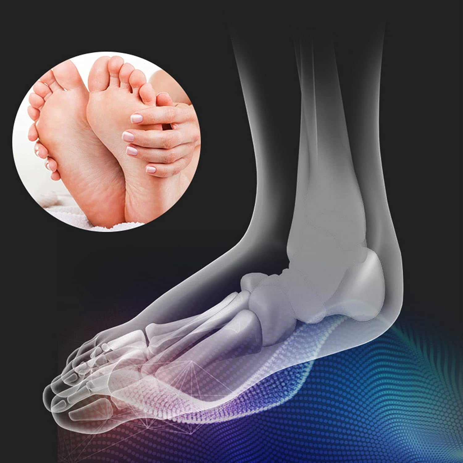 Miserwe Foot Massager for Circulation and Relaxation - Foot Massager Machine for Relaxation with Heat - Father's Day Gift Mother's Day Gift