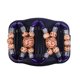 thumbnail image 2 of Retro cuentas de madera pelo peine mágico Clip doble horquilla mujeres accesorios para el cabello azul, 2 of 4