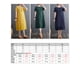thumbnail image 2 of Vestido, Vestido suelto de mujer con bolsillos Manga corta Vestido informal de vacaciones Abody XX-grande, 2 of 7