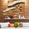 thumbnail image 3 of Starfish on Beach with Waves - Large Beach Canvas Wall Art, 3 of 4
