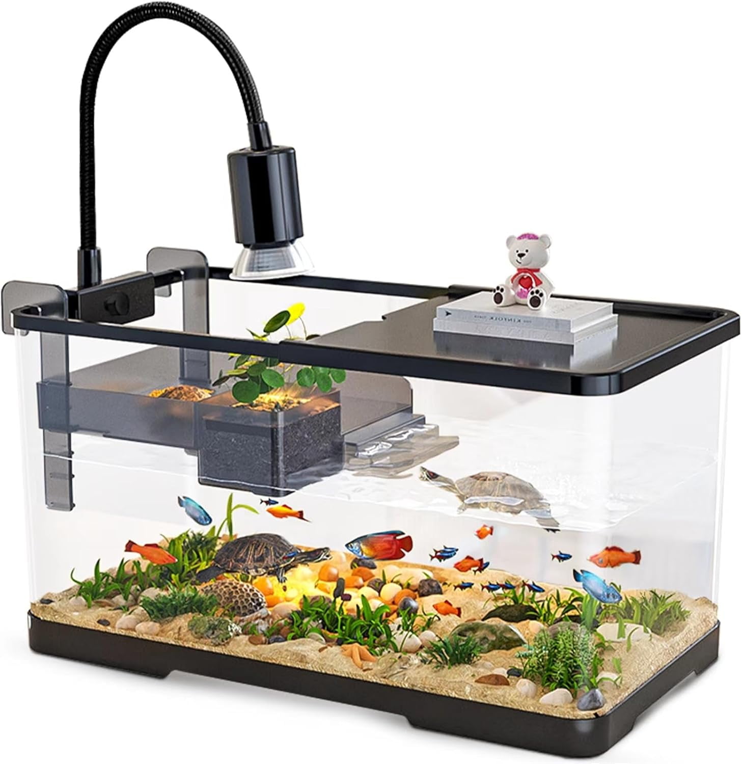 Exo Terra 20 Gallon Long Aquatic Turtle Starter Kit Reptile