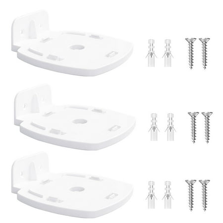 EEEKit 3-Pack Wall Mount Holder for Linksys Velop Tri-band Whole Home WiFi Mesh System White Indoor