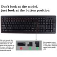 thumbnail image 2 of Dww-1 Pcs Protection Clavier Silicone Protection Clavier Film Transparent de Protection du Clavier pour Clavier D'ordinateur de Bureau, 2 of 5