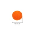 thumbnail image 2 of Unique Bargains Wool Felt Ball Beads Woolen Fabric 2cm 20mm Orange for Home Crafts 20Pcs, 2 of 5