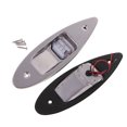 thumbnail image 5 of 1 Pair Flush Mount Marine Boat RV Side Navigation Light, Red Stainless Steel Yacht Side Bow Tear Drop Lamp, 5 of 7