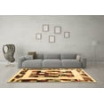 thumbnail image 3 of Ahgly Company Indoor Rectangle Abstract Brown Contemporary Area Rugs, 6' x 9', 3 of 4