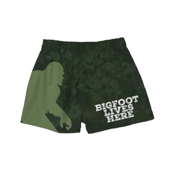 Bigfoot Lives Here Boxer Shorts