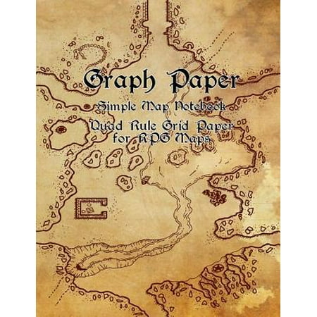 graph paper simple map notebook quad rule grid paper for graph paper rpg